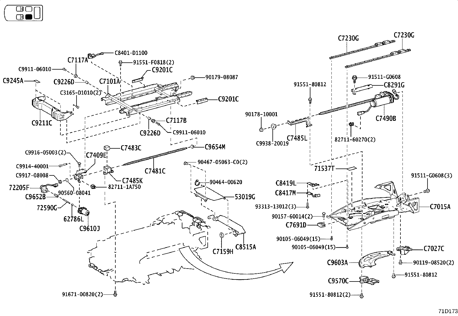 79103-28401 Toyota Reference Part product image