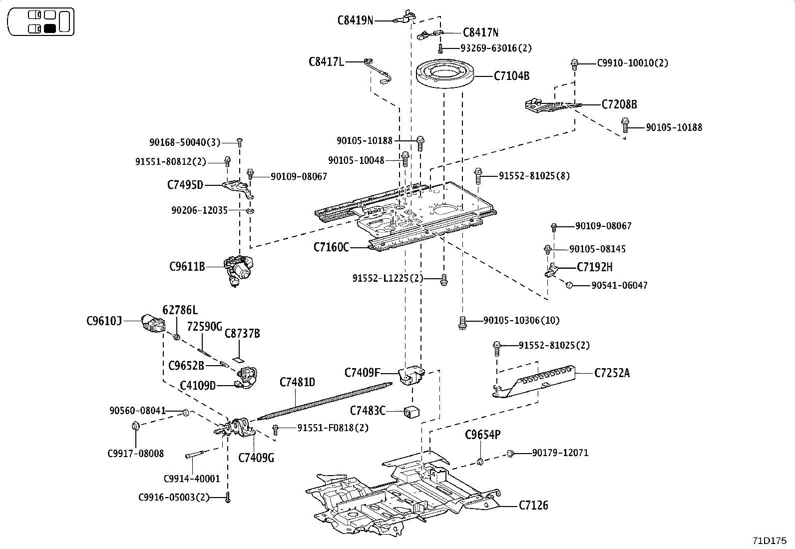 79103-28401 Toyota Reference Part product image