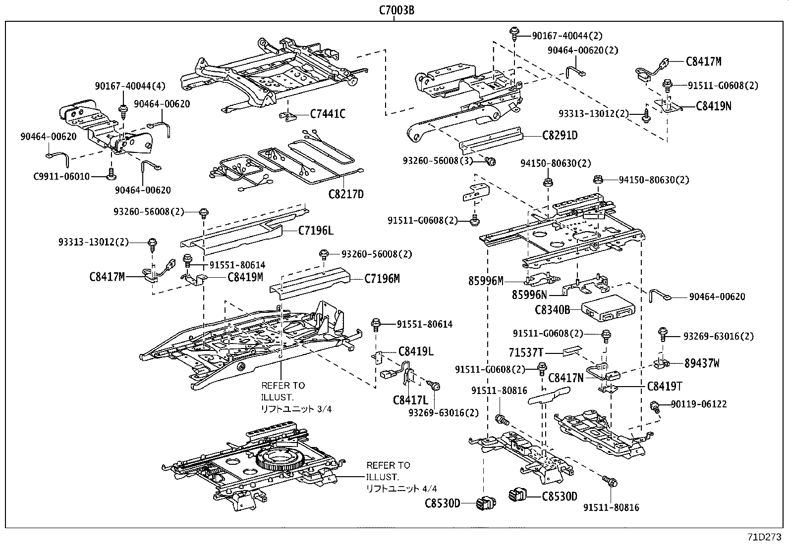 79103-28340 Toyota Reference Part product image