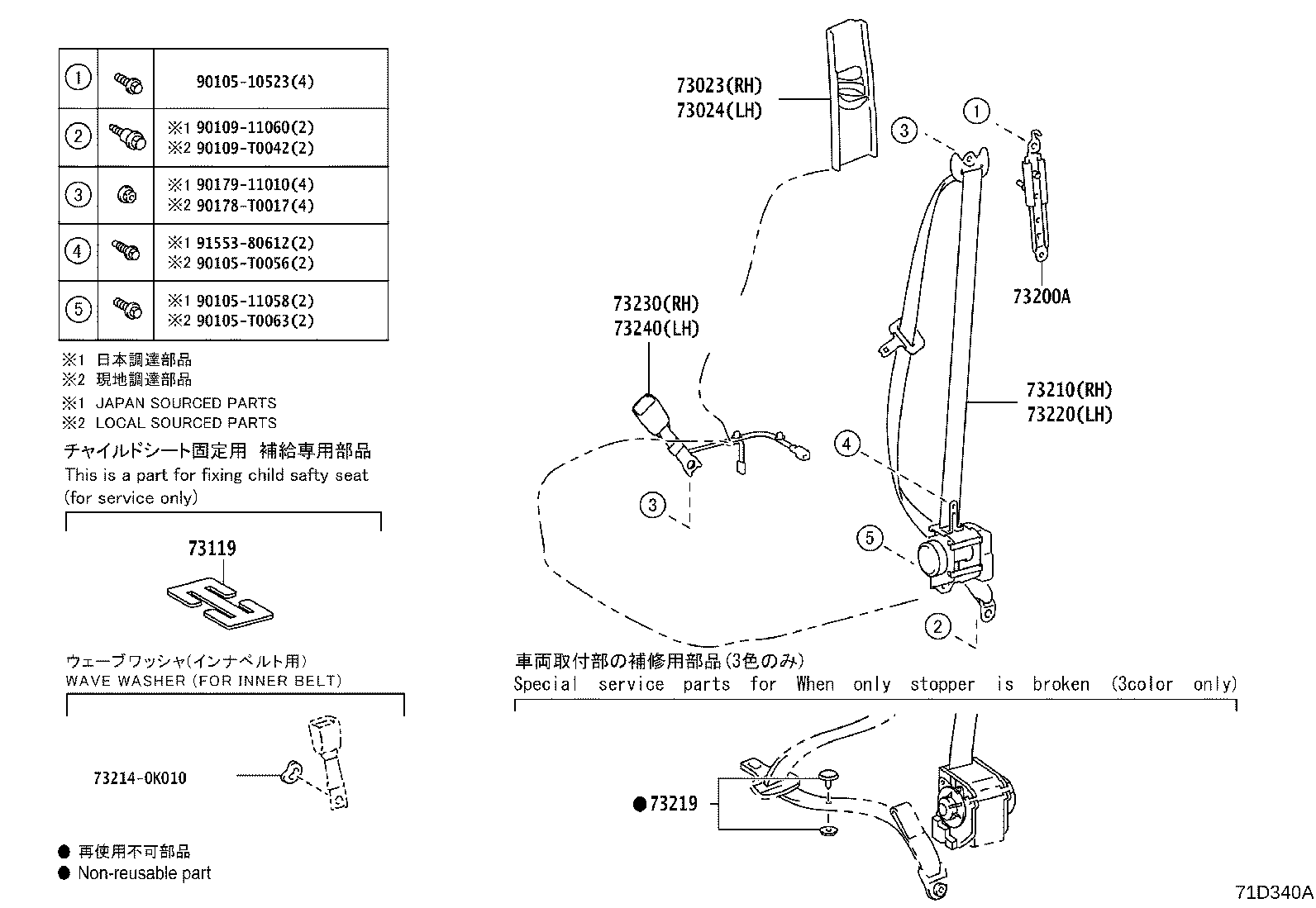 73118-52030 Toyota Reference Part product image