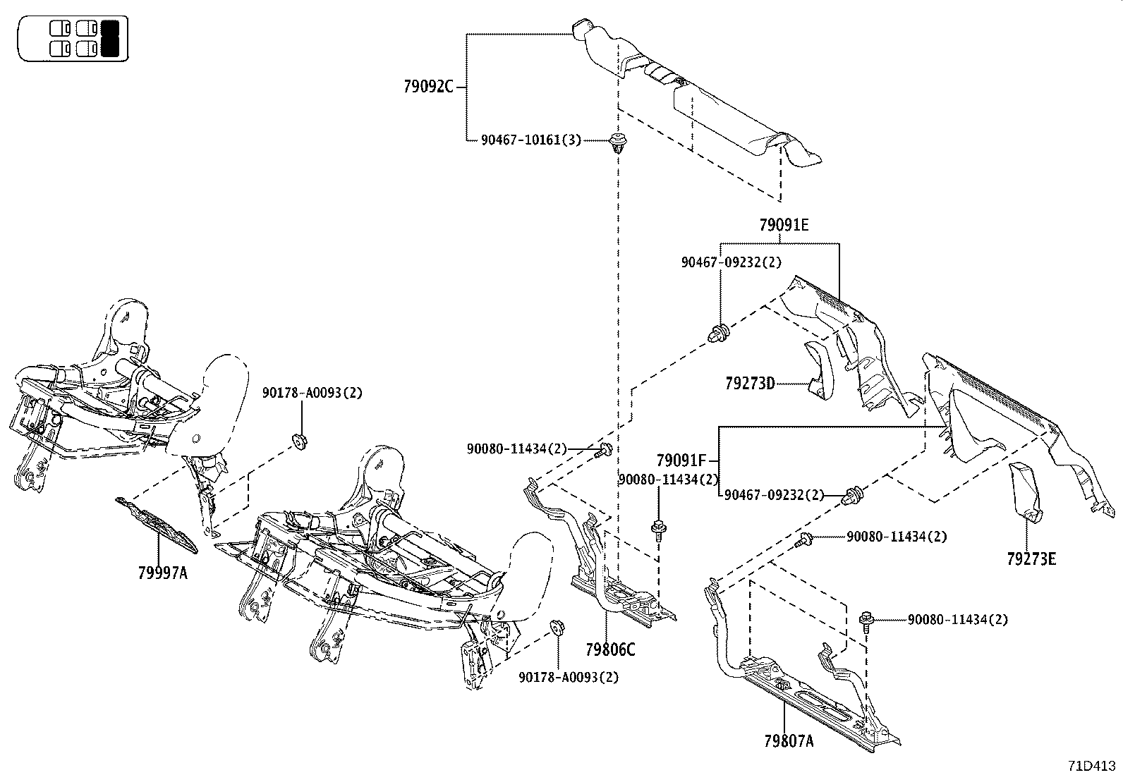 79104-08040 Toyota Reference Part product image