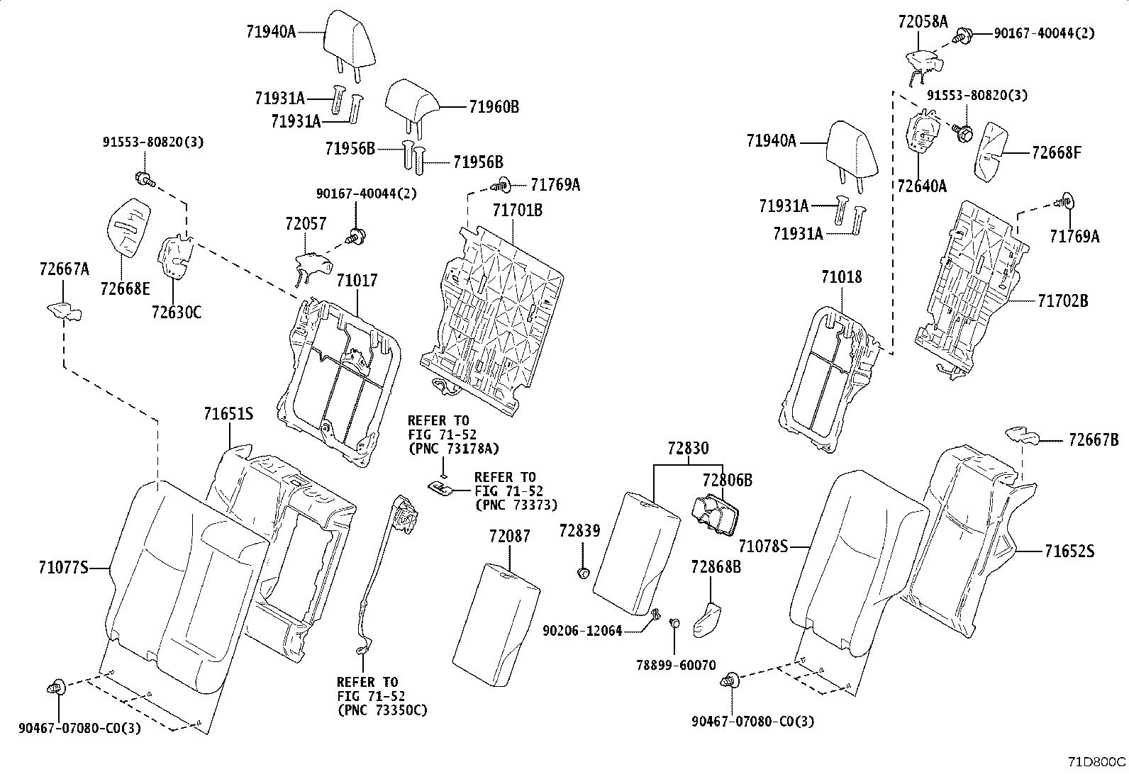Thumbnail 13 for 71073-0R511-C3