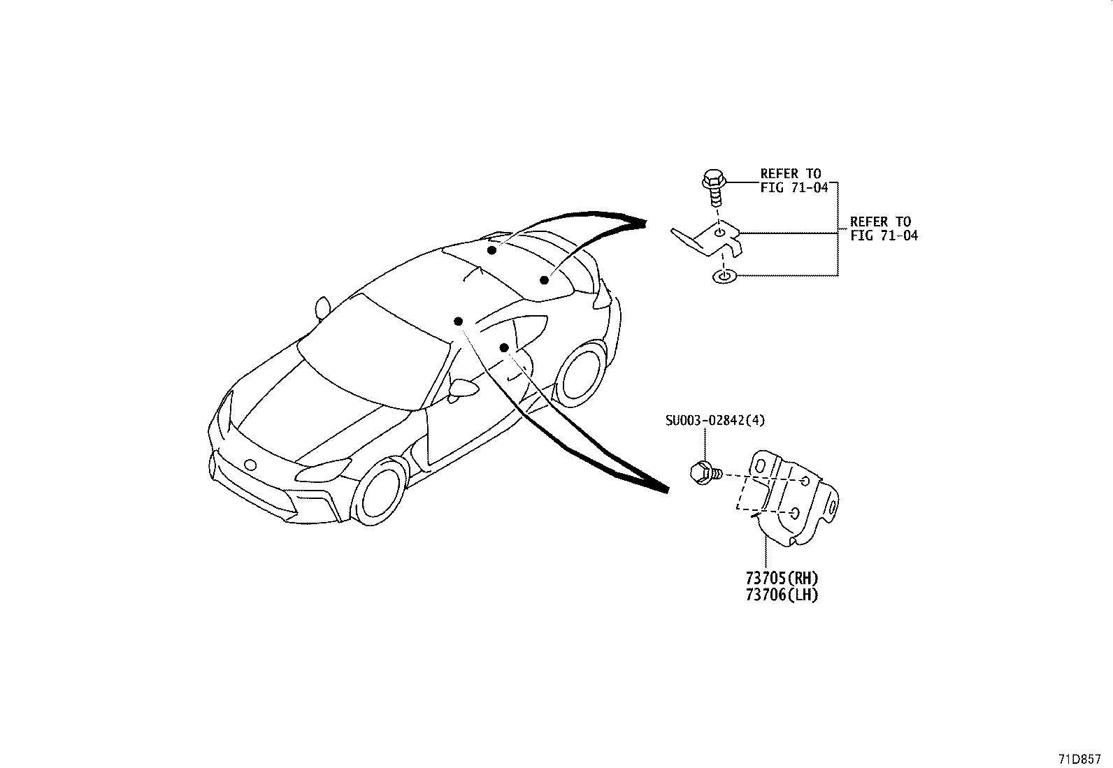 SU003-10397 COVER, REAR SEAT CUSHION, RH (FOR SEPARATE TYPE) product image