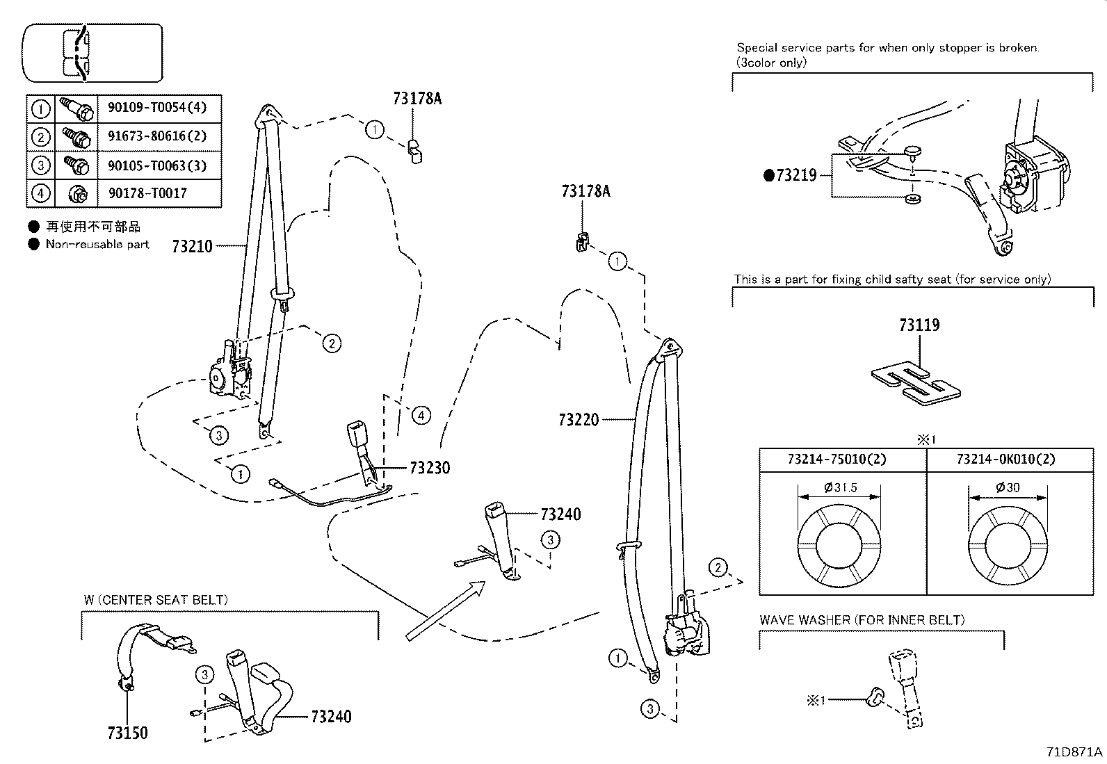 Thumbnail 3 for 73220-0K531-C1