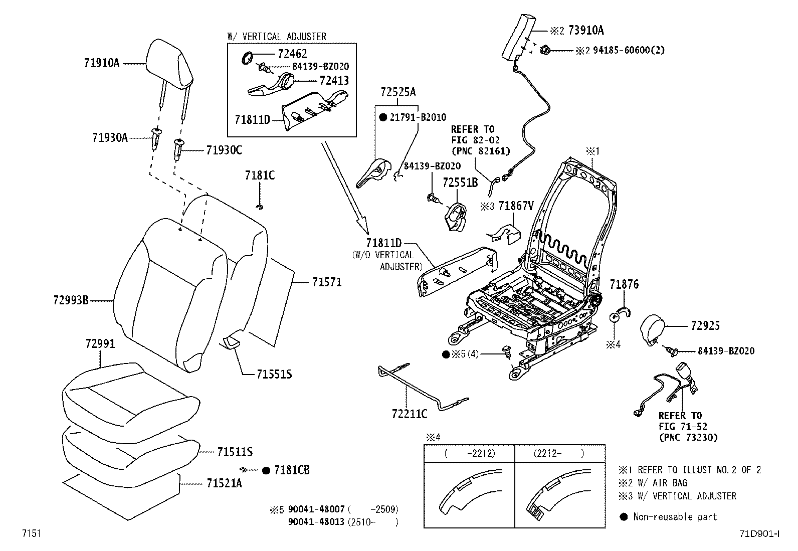 72622-BZ010 SPACER, REAR SEAT RECLINING product image