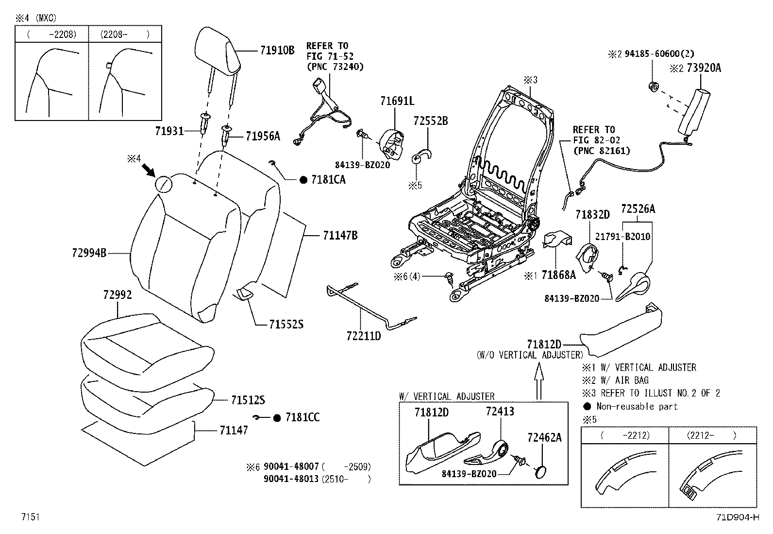 72622-BZ010 SPACER, REAR SEAT RECLINING product image