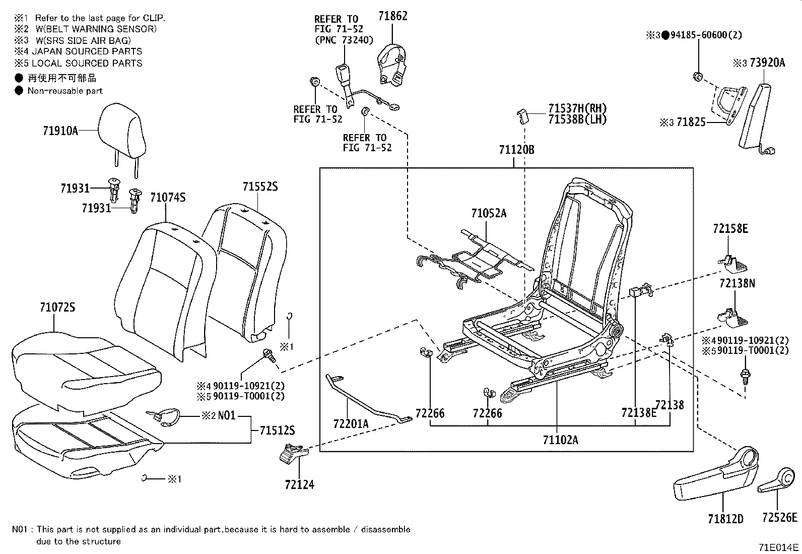 Thumbnail 2 for 71027-0KB40-C0