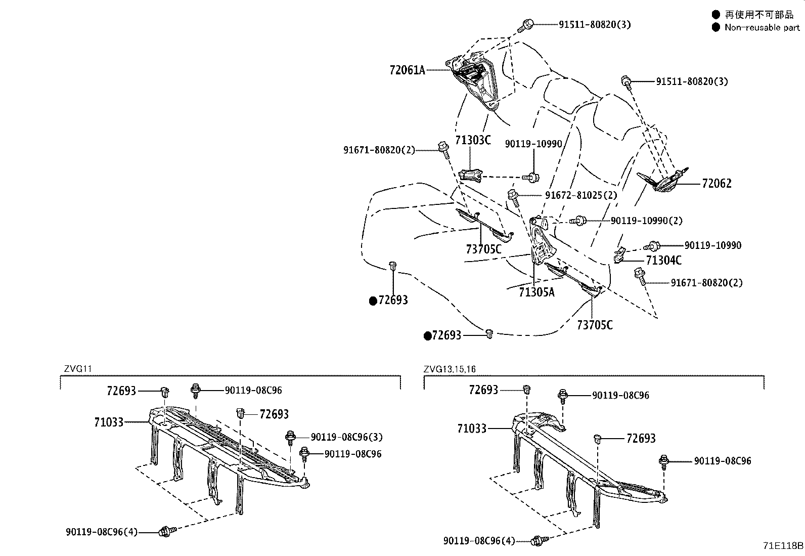 71503-16250 PAD SUB-ASSY, REAR SEAT CUSHION product image
