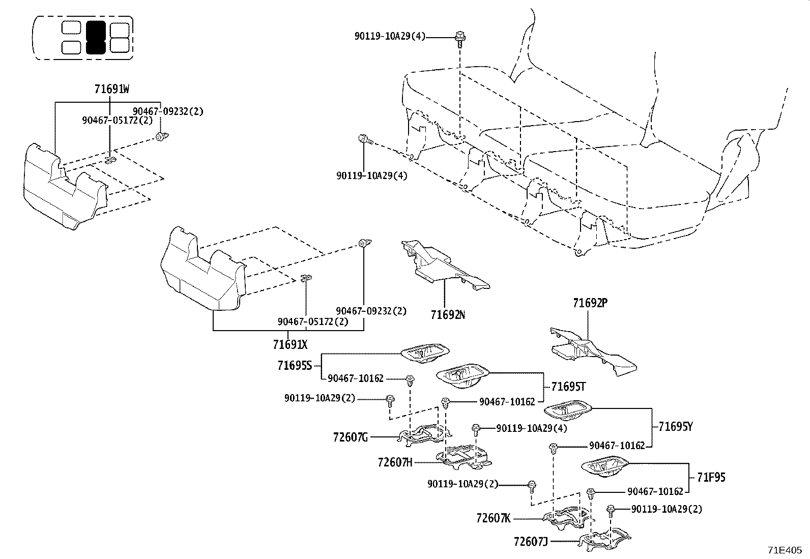 71017-60C80 Toyota Reference Part product image