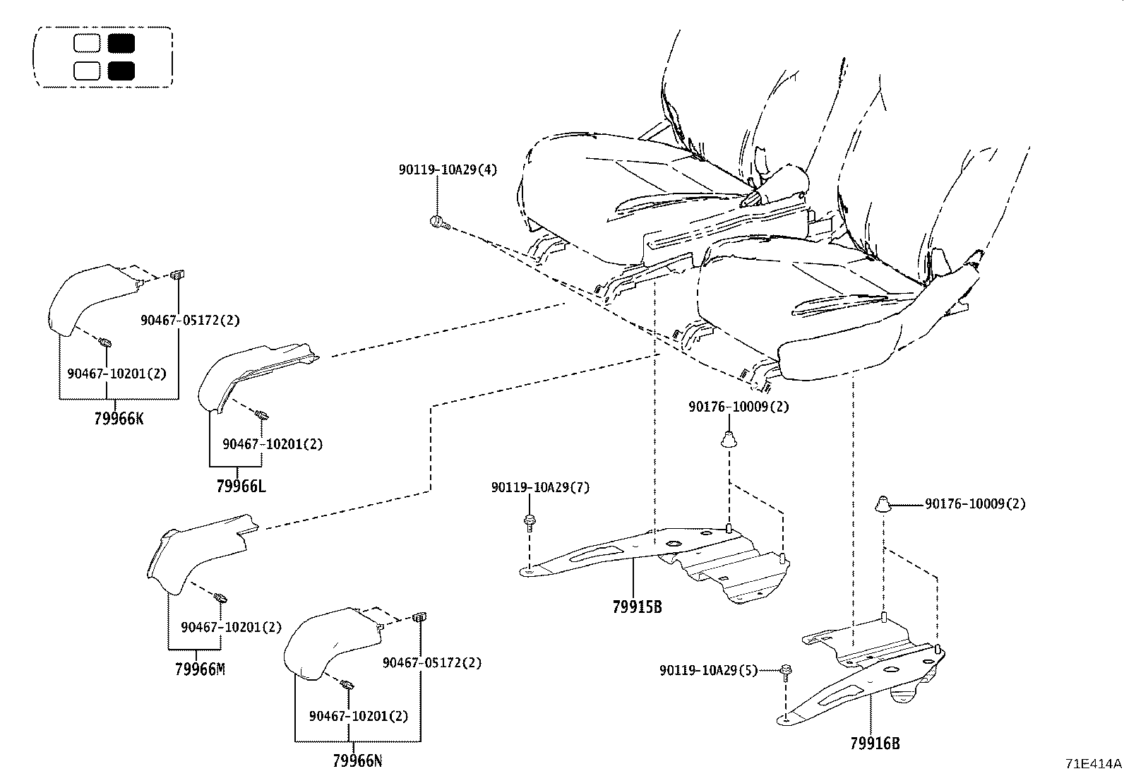 71075-60U80-C0 Toyota Reference Part product image