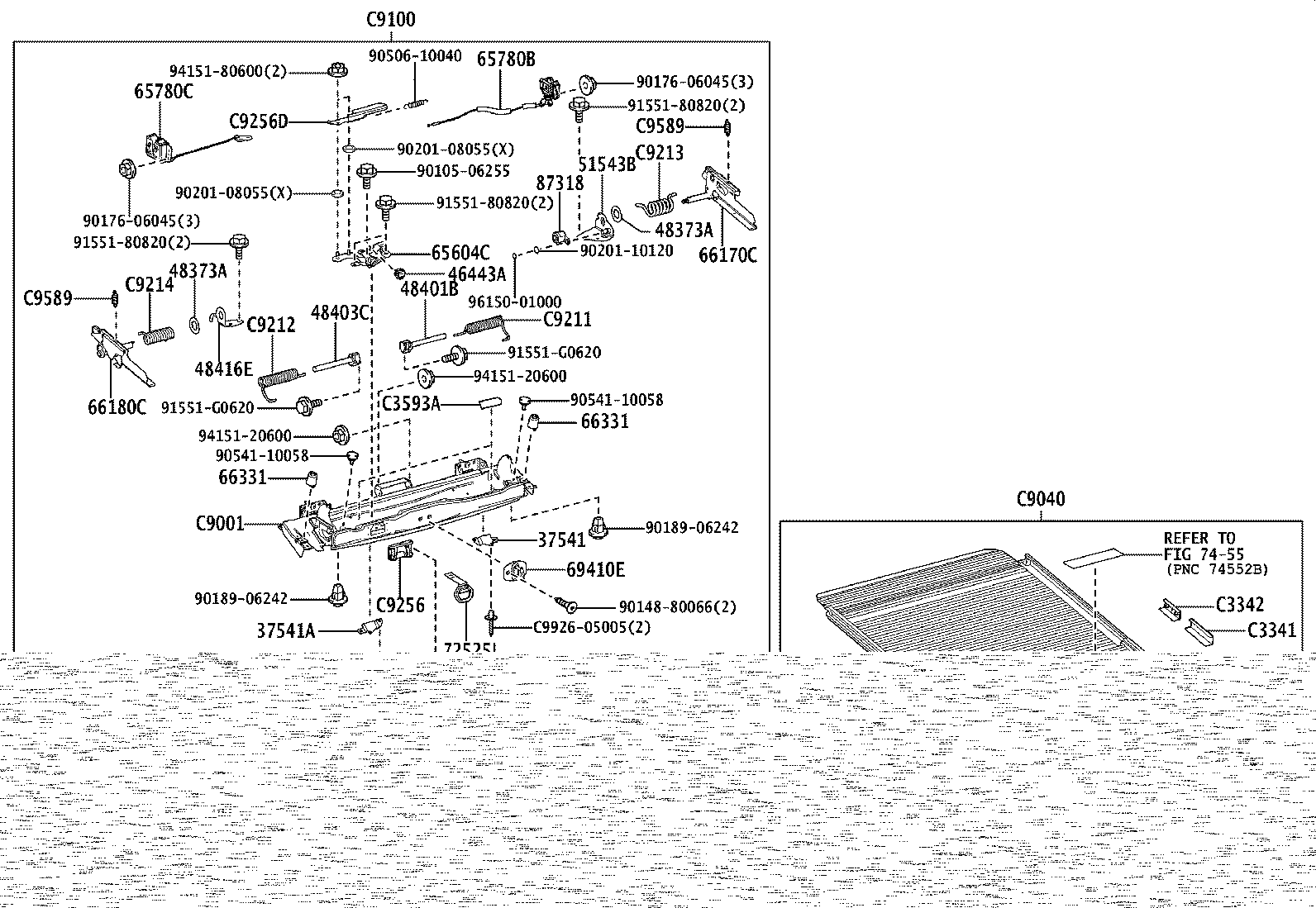 58415-V1010 BOARD, REAR FLOOR, NO.1 product image