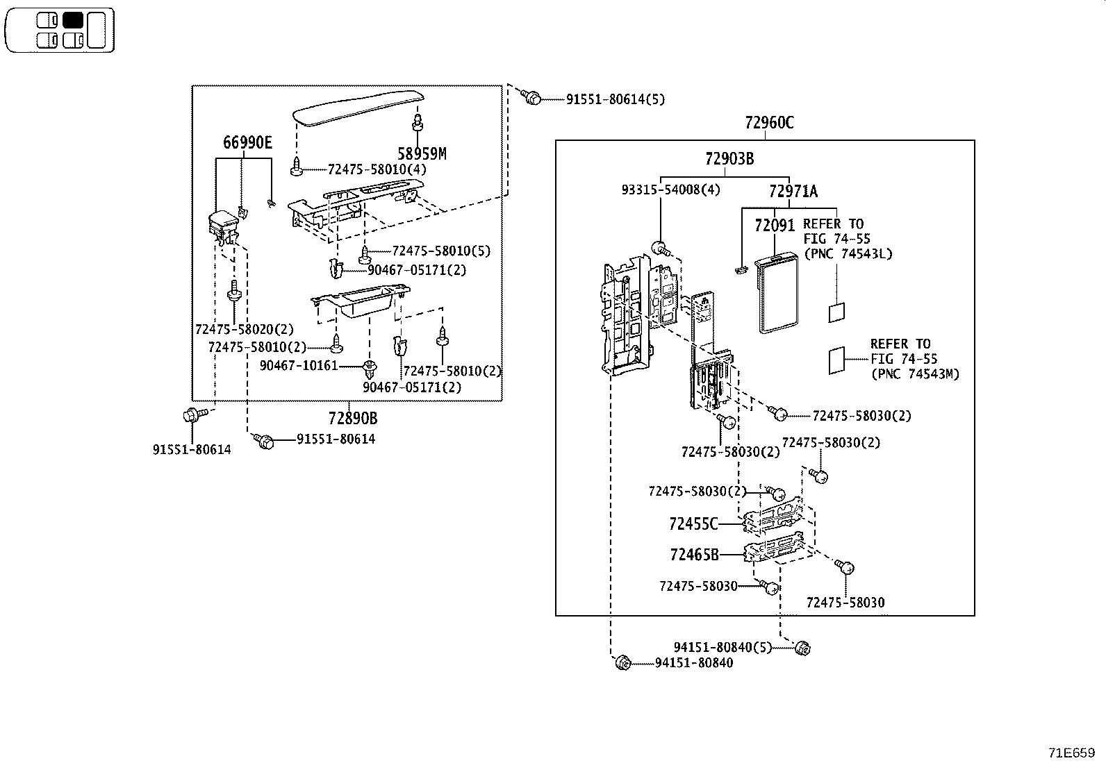 71016-58070 Toyota Reference Part product image