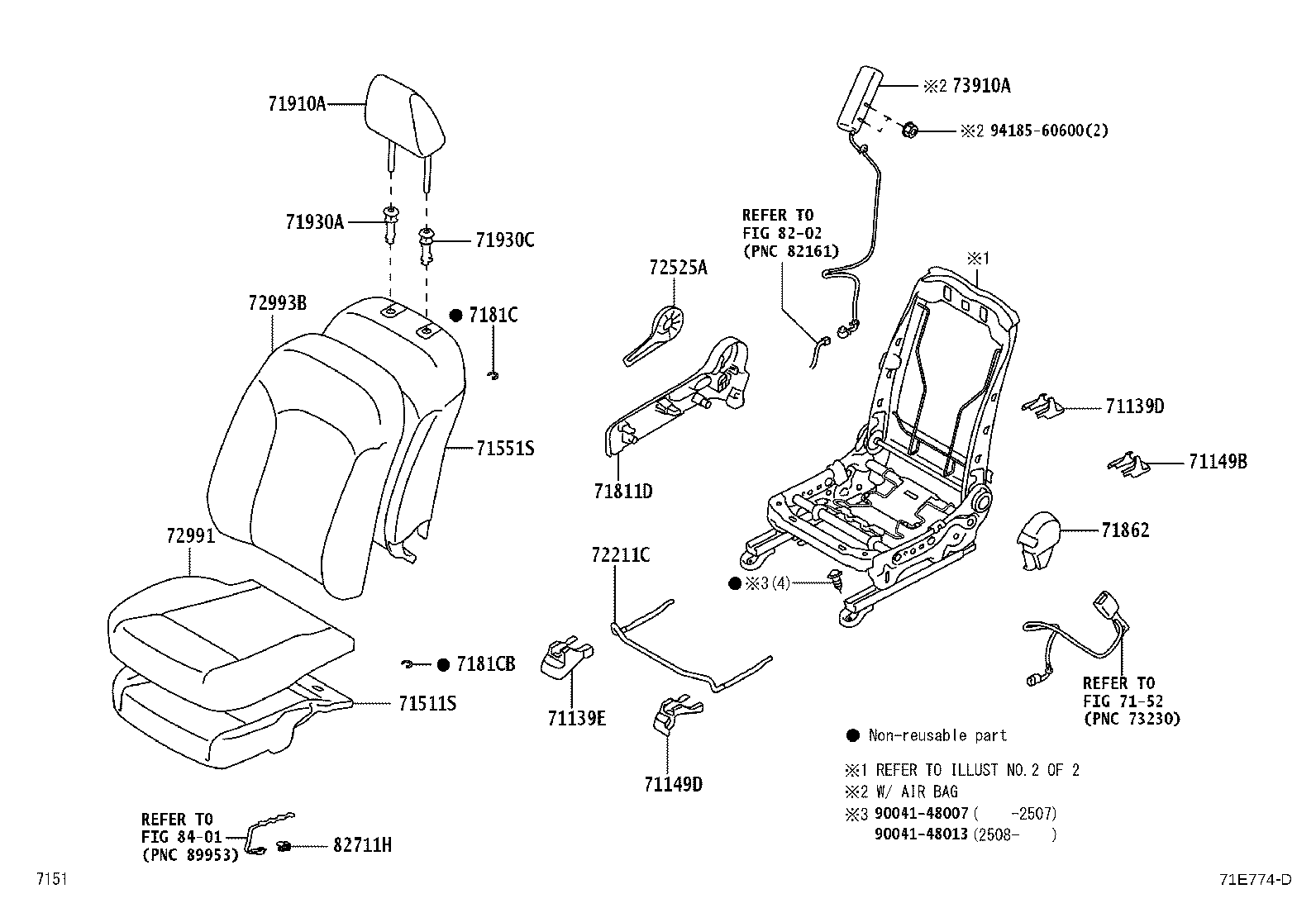 72622-BZ010 SPACER, REAR SEAT RECLINING product image