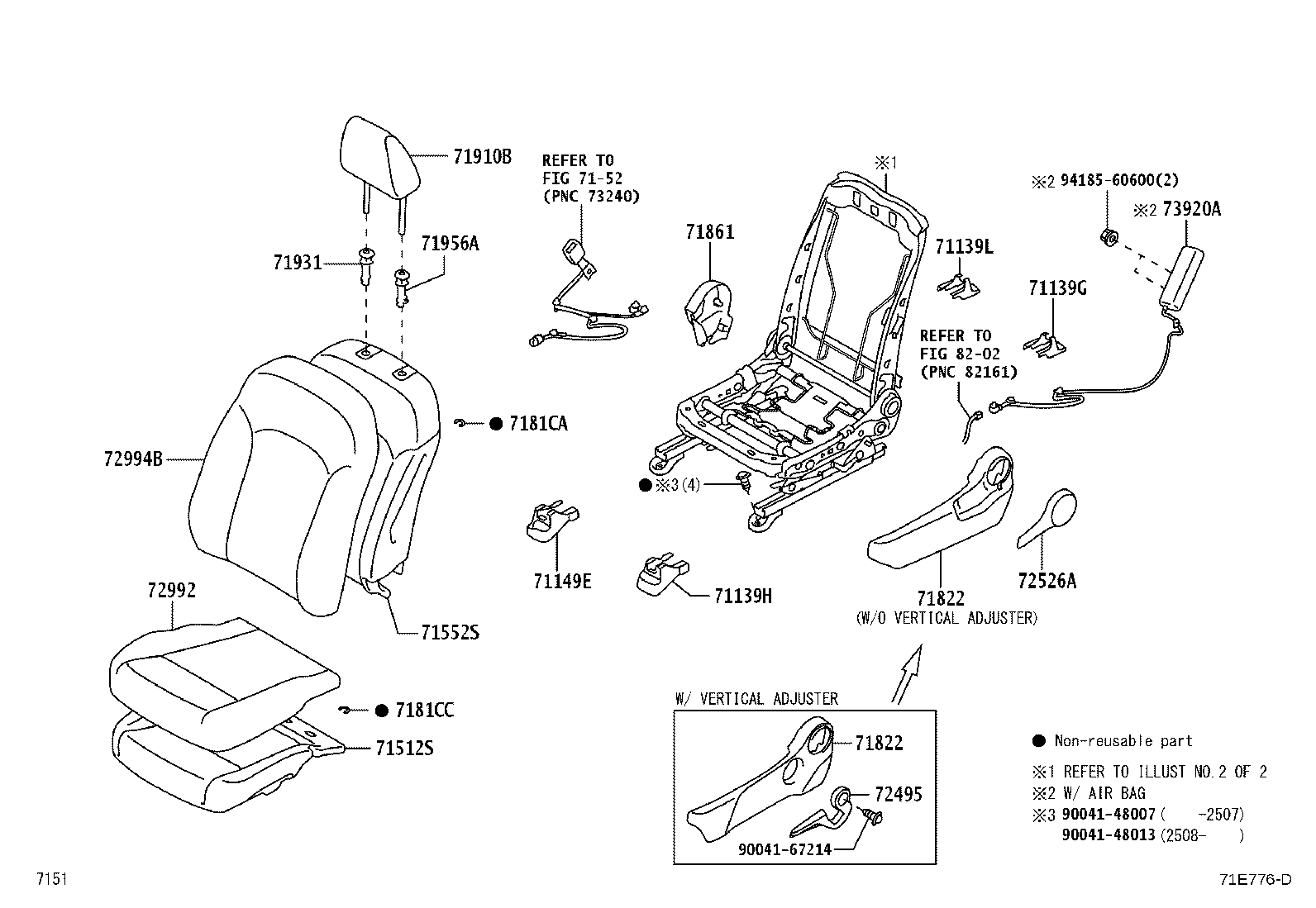 72622-BZ010 SPACER, REAR SEAT RECLINING product image
