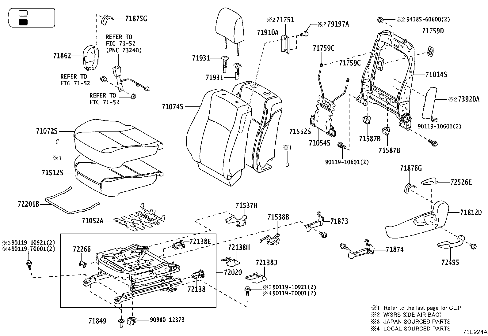 Thumbnail 4 for 71073-YPC70-C0