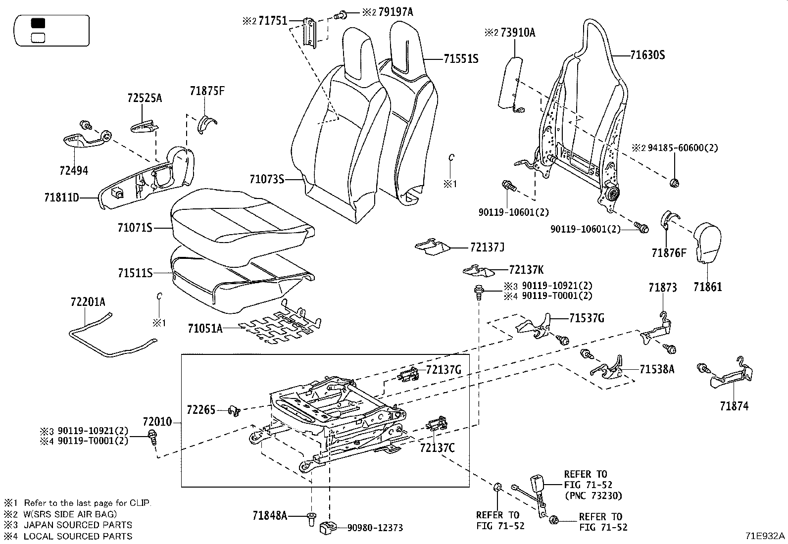 Thumbnail 11 for 71073-YPC70-C0