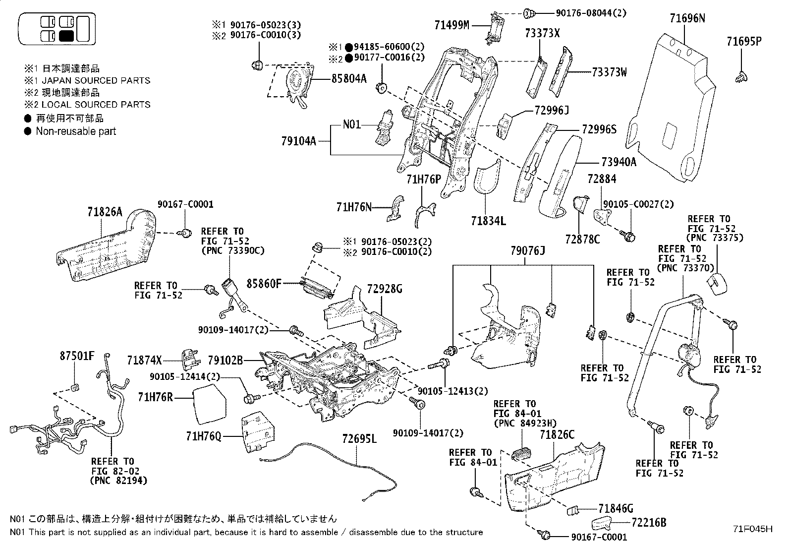 79103-08100 Toyota Reference Part product image