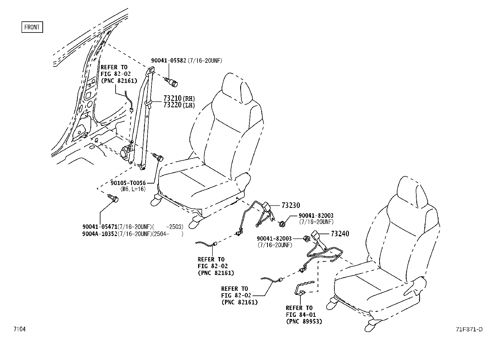 73350-BZ230-C2 BELT ASSY, REAR SEAT, OUTER CENTER product image
