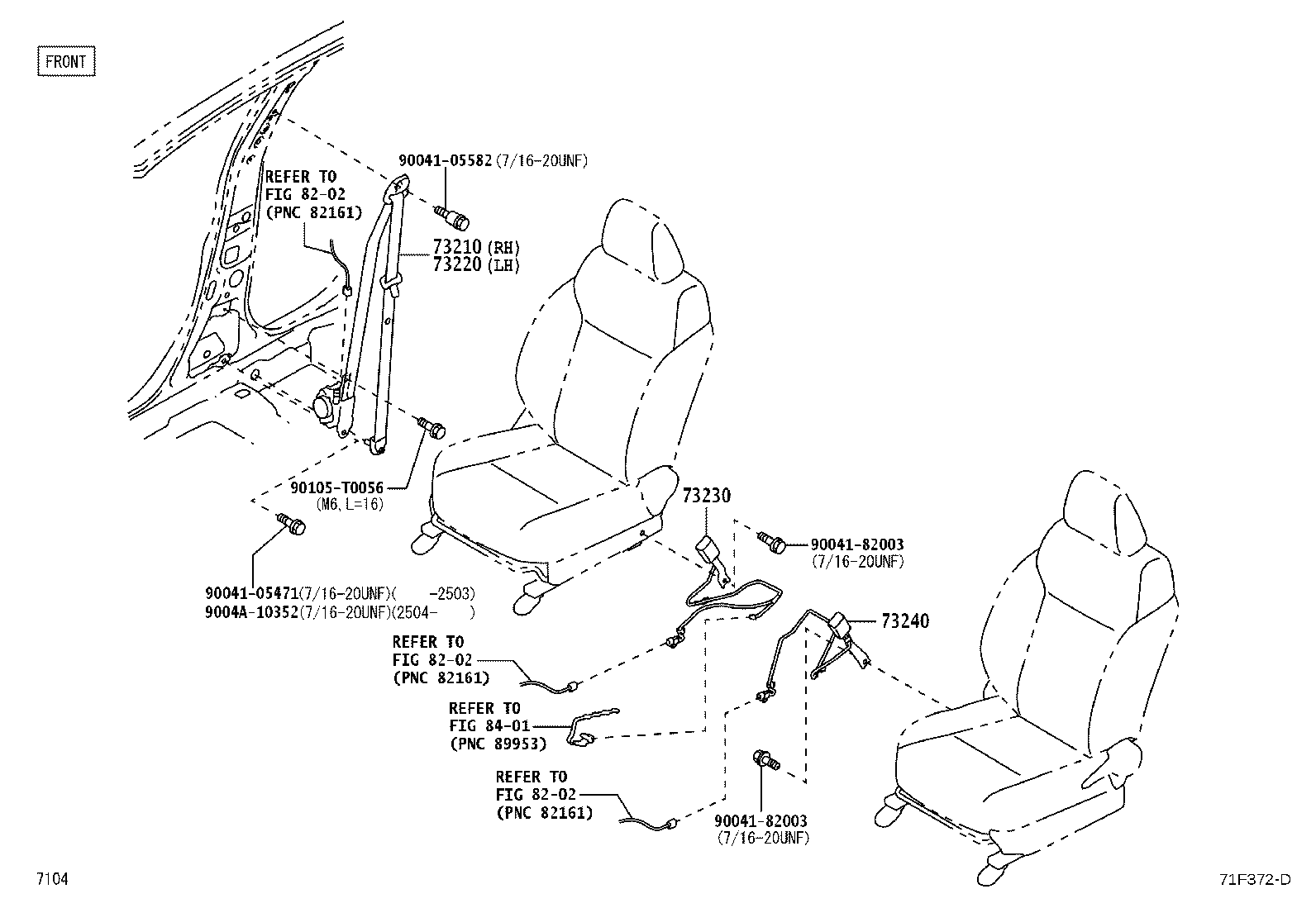 73350-BZ230-C2 BELT ASSY, REAR SEAT, OUTER CENTER product image