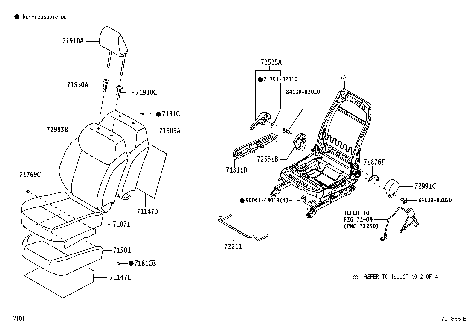 71502-BZ580 PAD SUB-ASSY, FRONT SEAT CUSHION, LH product image