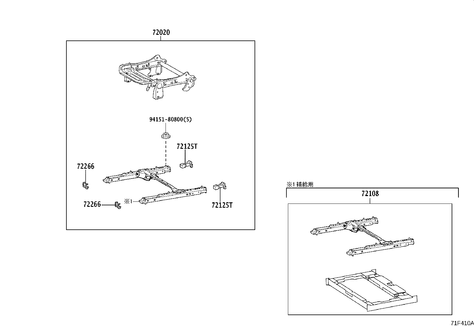 71611-42150 PAD, REAR SEAT CUSHION product image