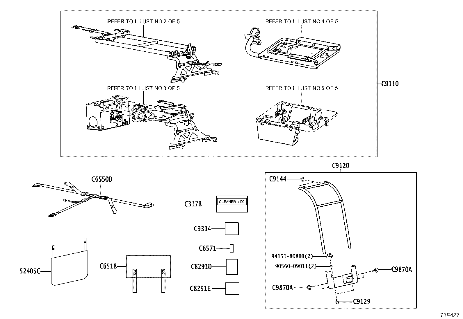 C6519-66030 BELT, LASHING product image
