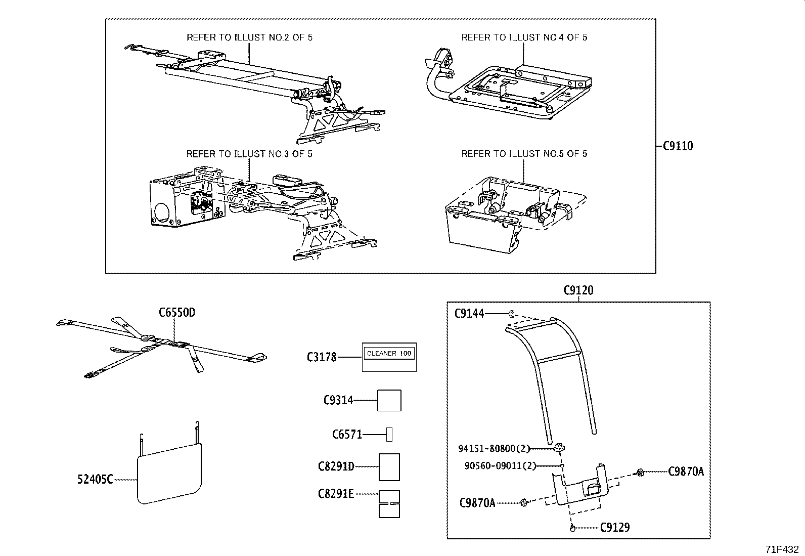 67882-52020 WEATHERSTRIP, TAIL GATE product image