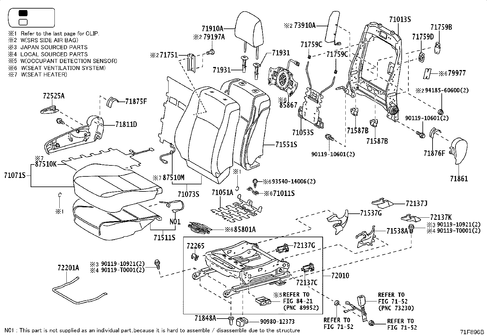 Thumbnail 9 for 71073-YP890-C1