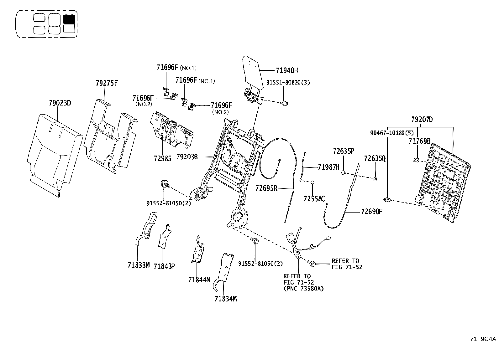 71075-60V40-C5 Toyota Reference Part product image