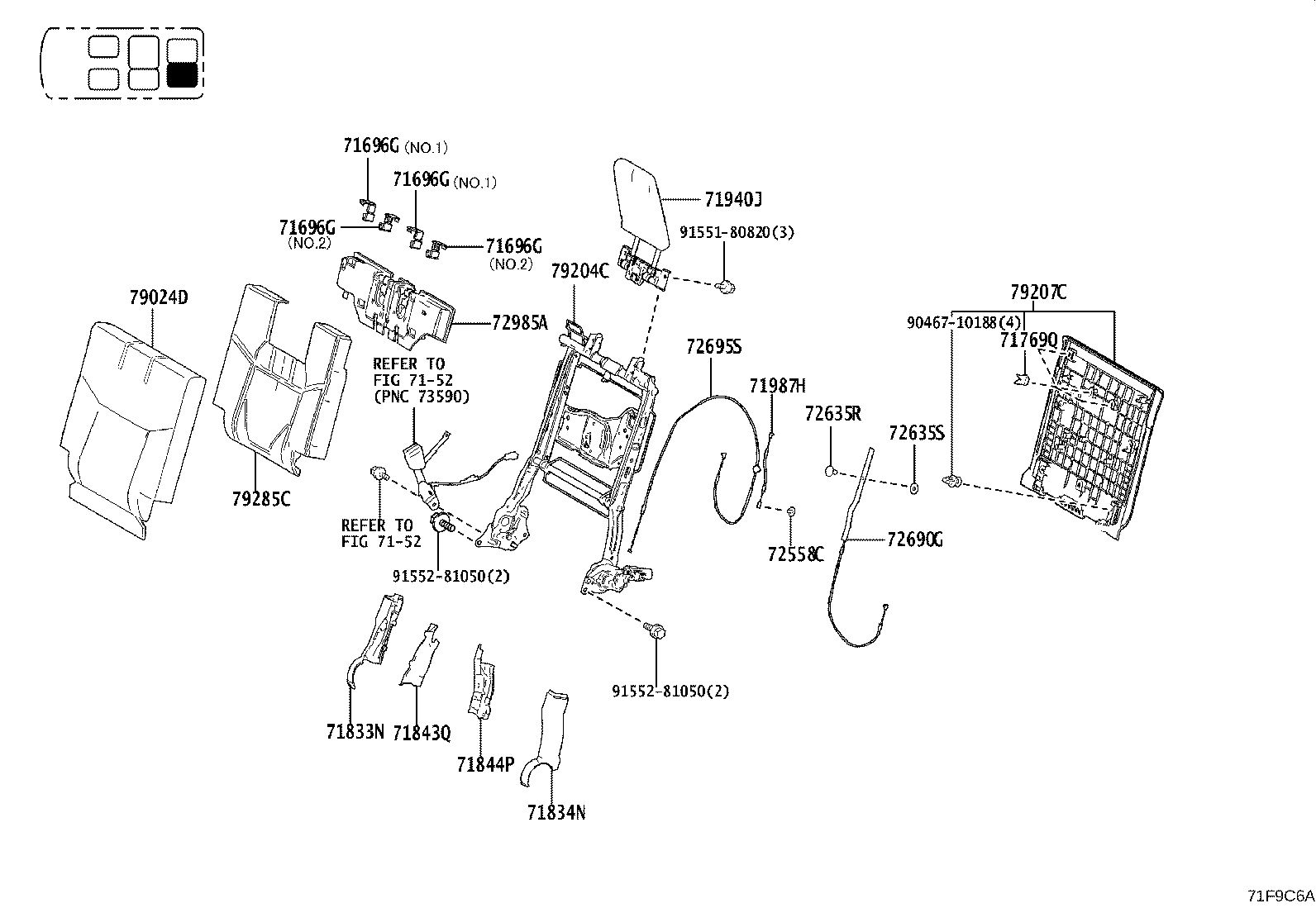 71075-60V40-C5 Toyota Reference Part product image