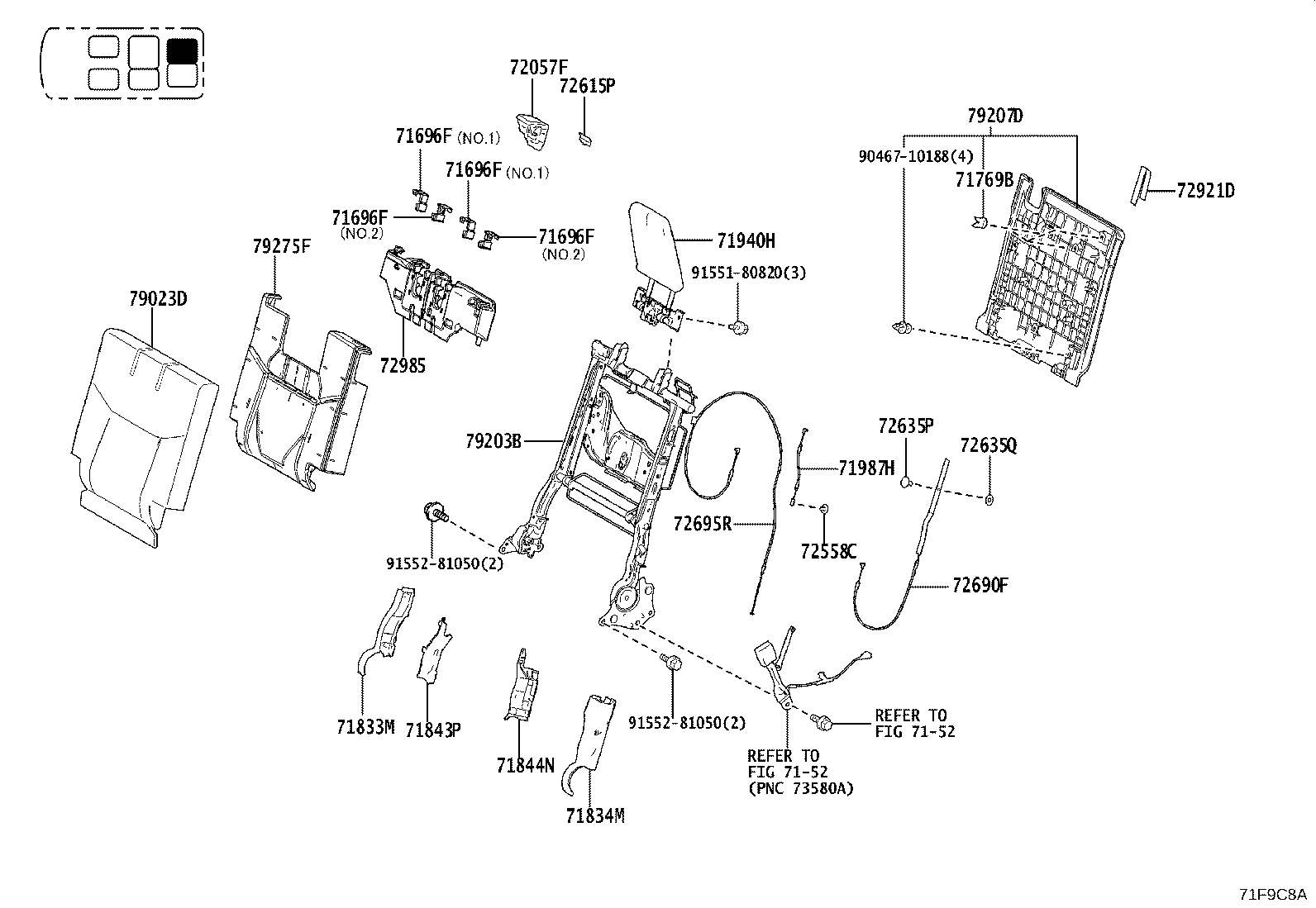 71075-60V40-C5 Toyota Reference Part product image