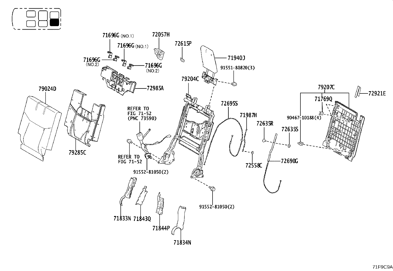 71075-60V40-C5 Toyota Reference Part product image
