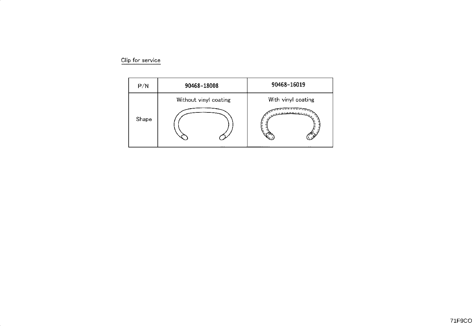 71013-0C130 Toyota Reference Part product image