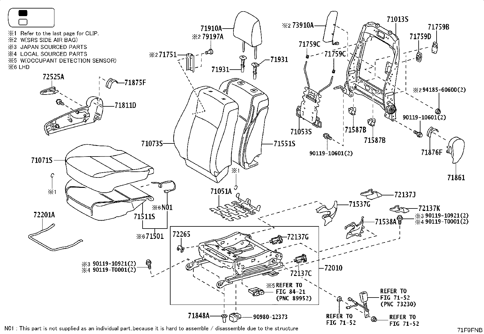 Thumbnail 9 for 71073-0KQ02-C5