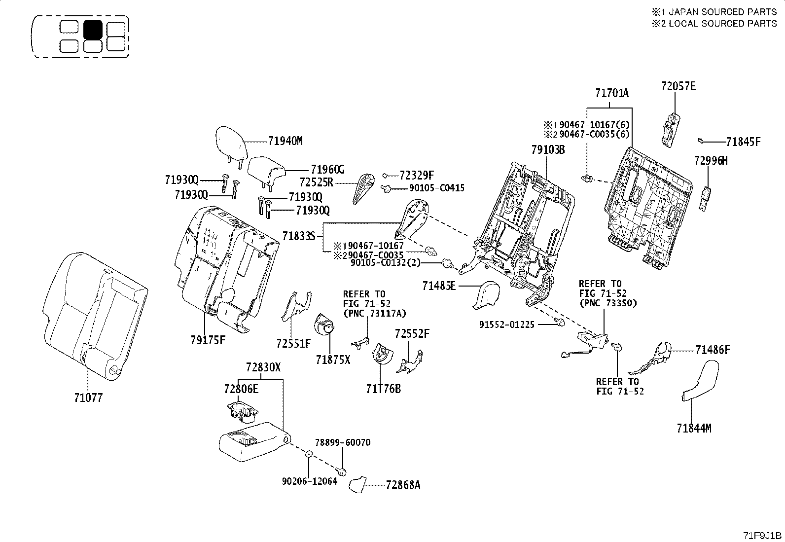 71017-0G050 Toyota Reference Part product image