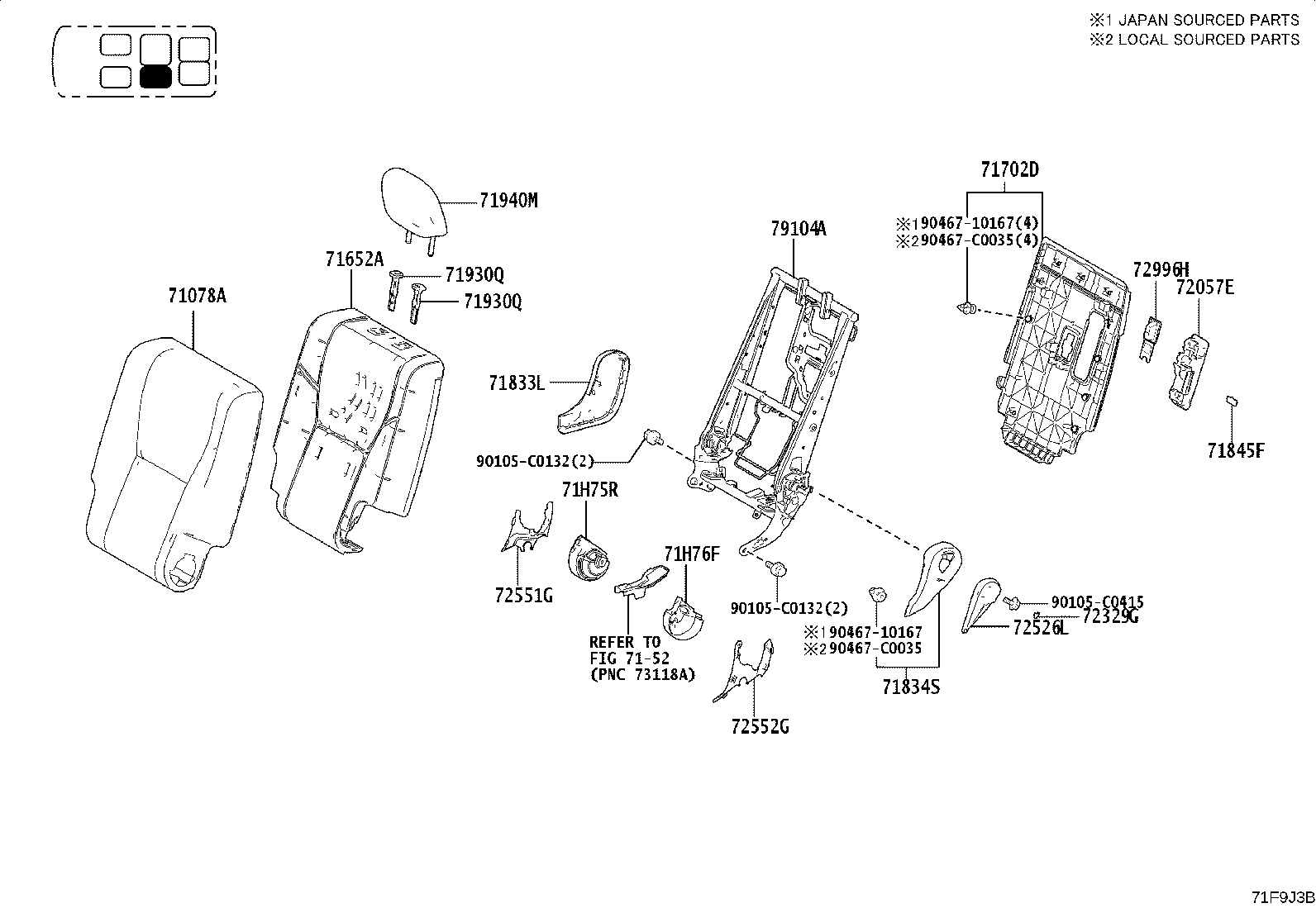 71017-0G050 Toyota Reference Part product image