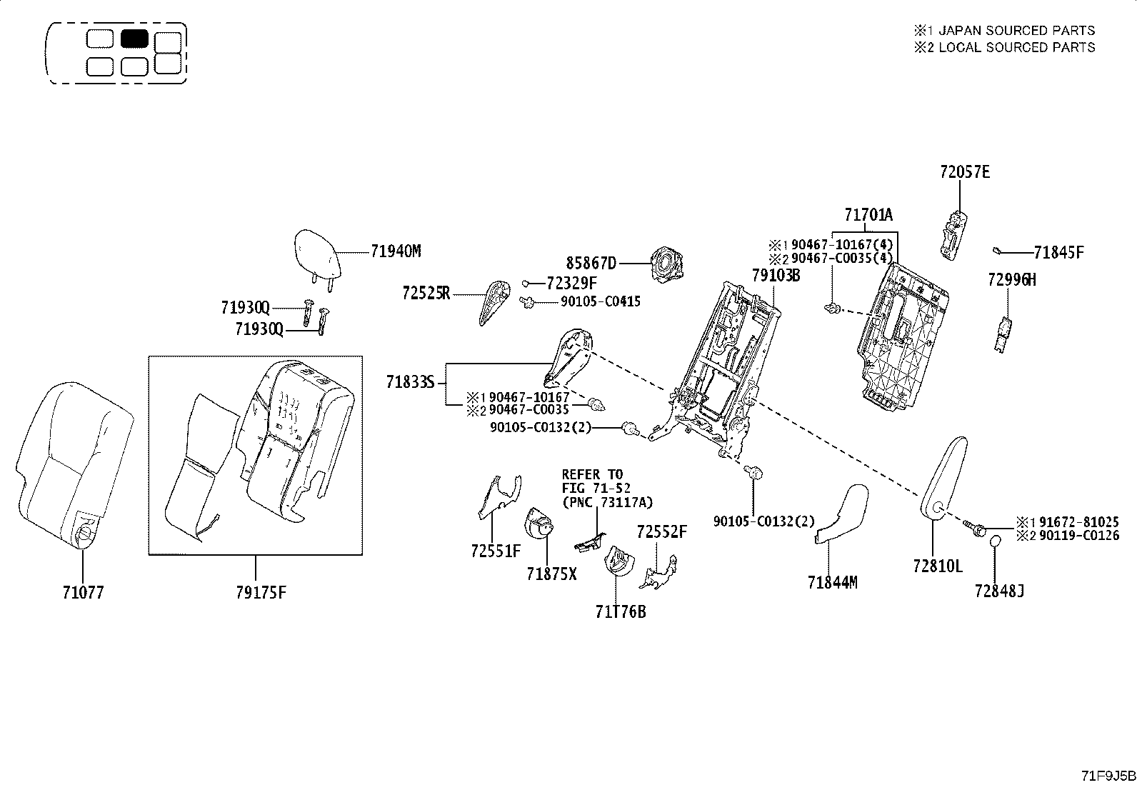 71017-0G050 Toyota Reference Part product image