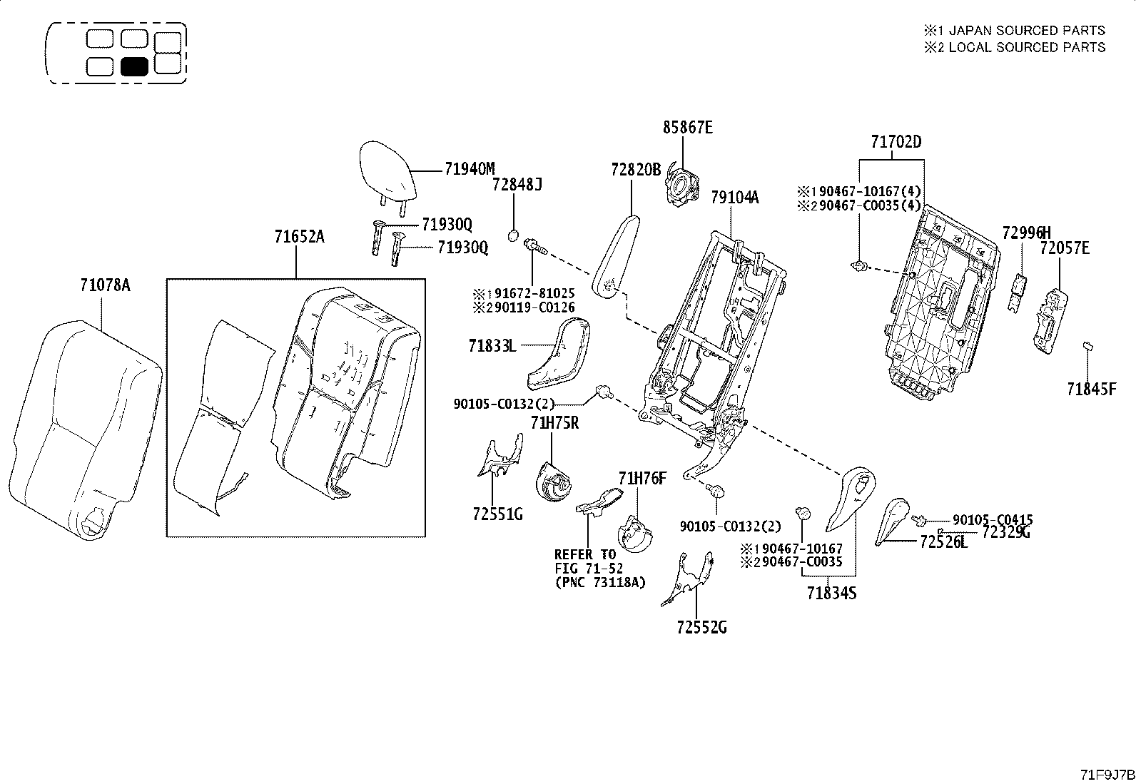 71017-0G050 Toyota Reference Part product image