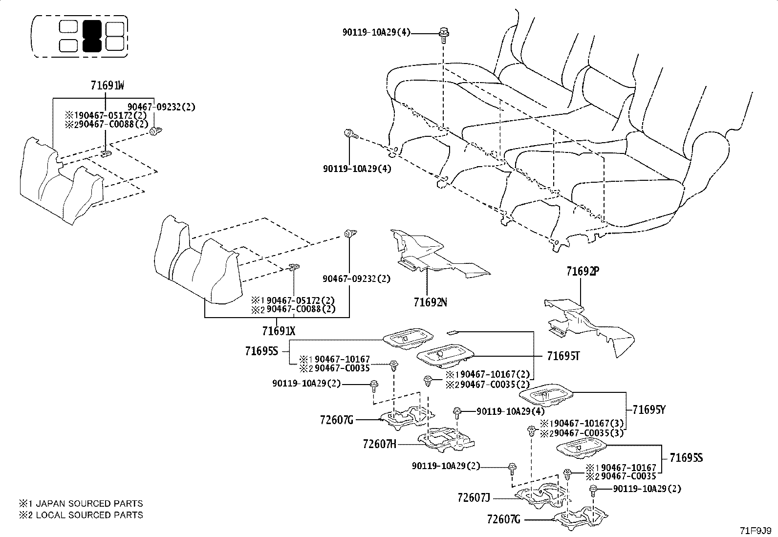 71017-0G050 Toyota Reference Part product image