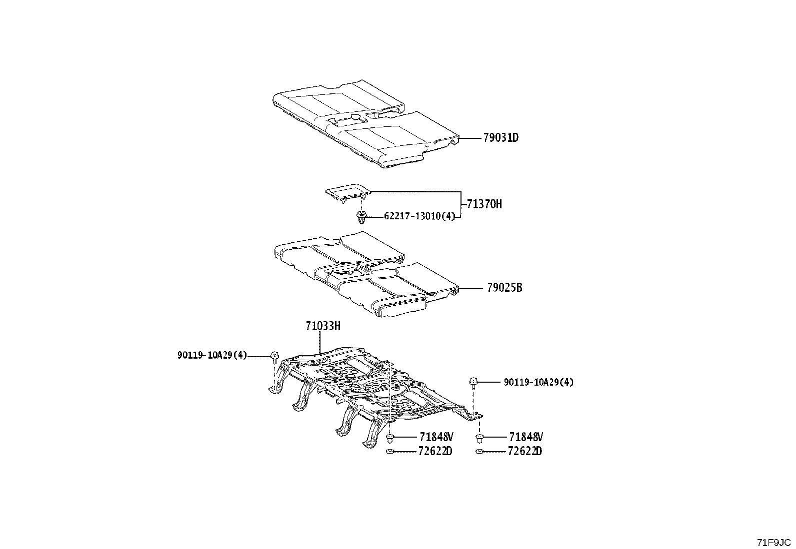 71017-0G050 Toyota Reference Part product image