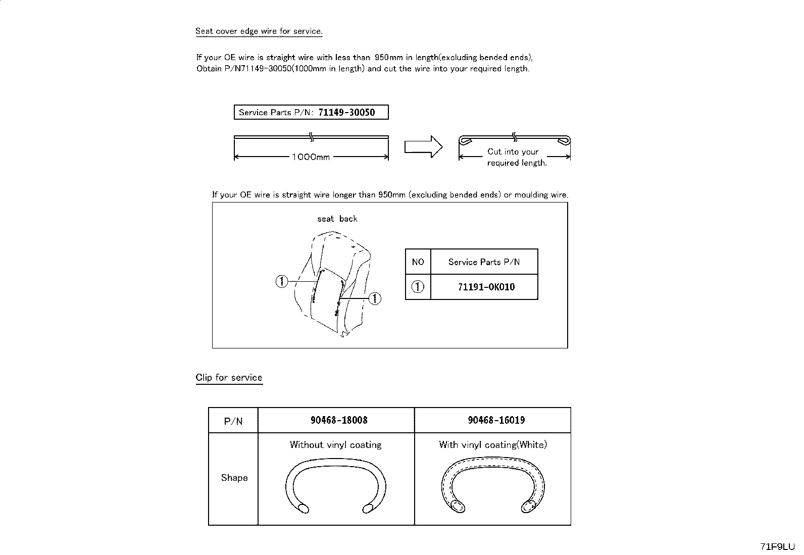 71502-0K291 PAD SUB-ASSY, FRONT SEAT CUSHION, LH product image