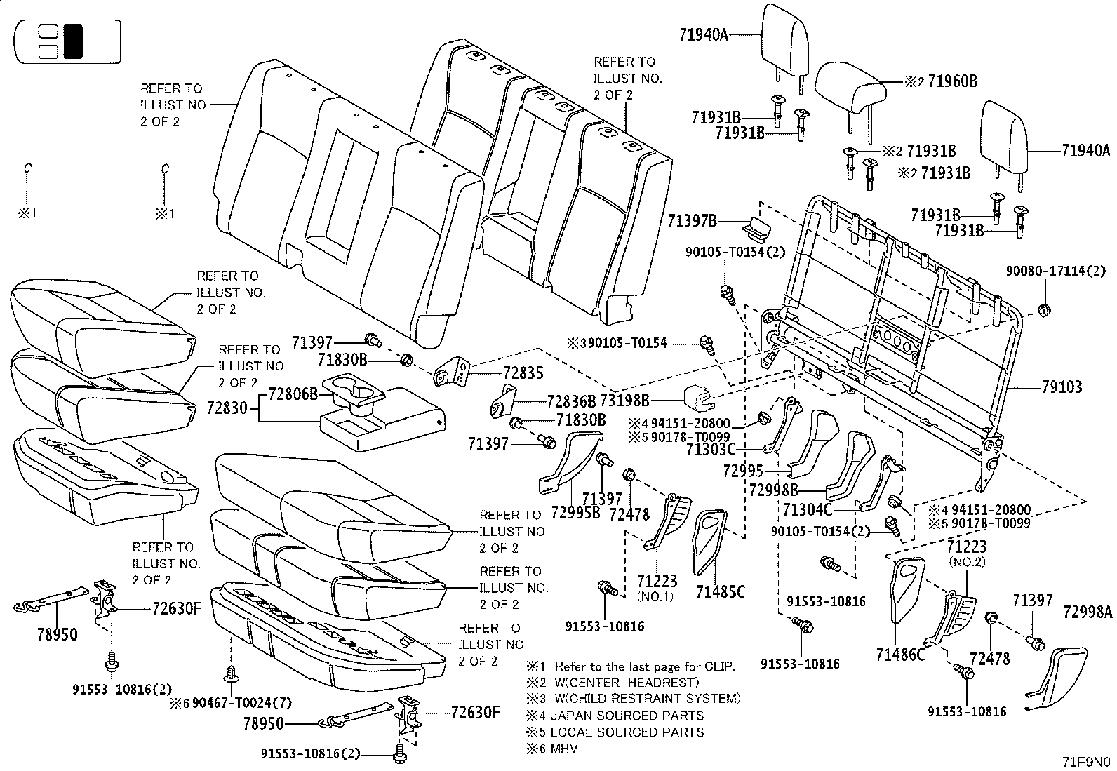 71071-0KX11-C1 COVER, FRONT SEAT CUSHION, RH(FOR SEPARATE TYPE) product image