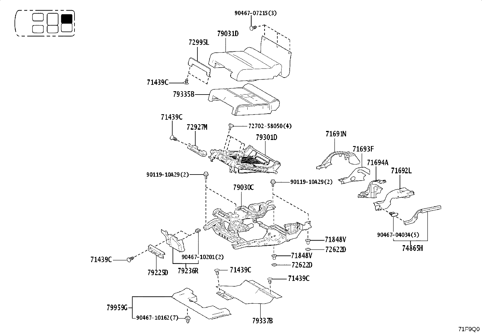 71015-35110 Toyota Reference Part product image