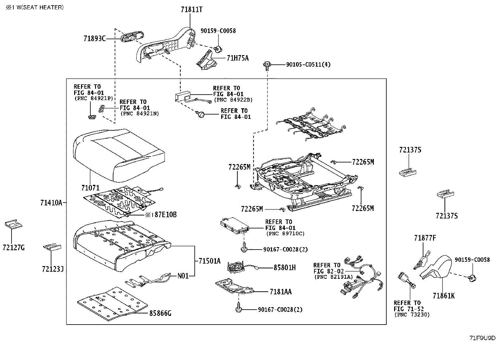 71071-YL070-F2 Toyota Reference Part product image