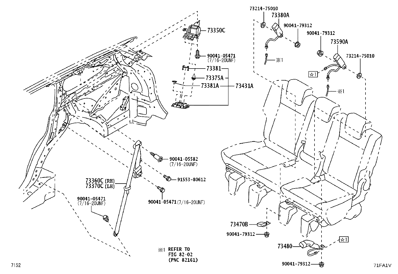 73178-B1020 CAP, SEAT BELT ANCHOR COVER product image