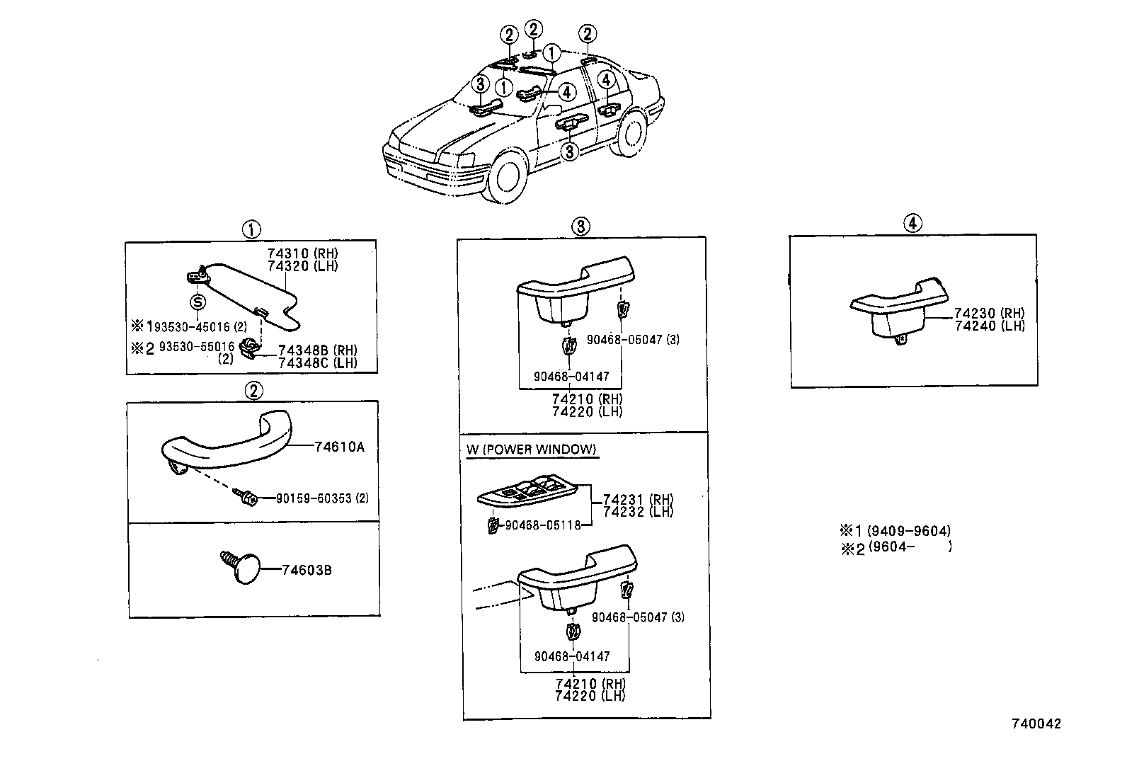 74320-16670-B0 VISOR ASSY, LH product image