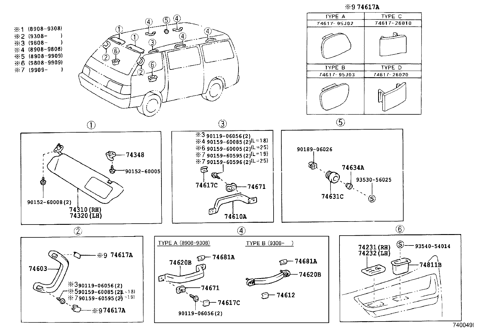 74232-26080 PANEL, FRONT ARMREST BASE, UPPER LH product image