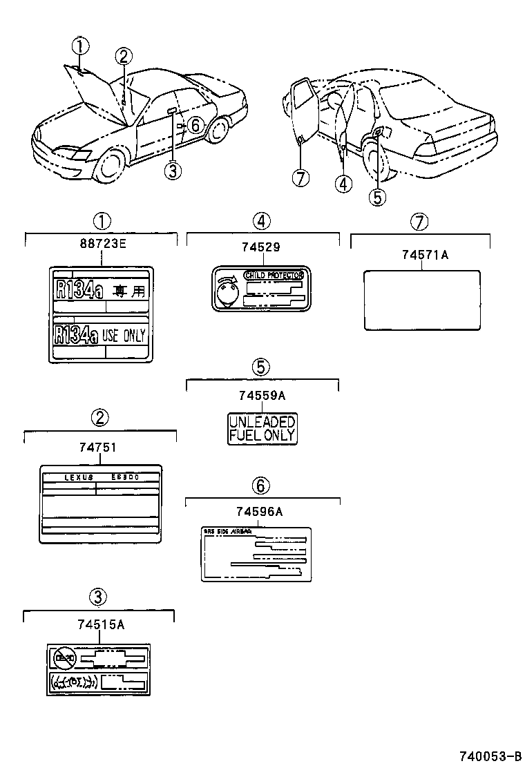 42661-33410 LABEL, TIRE PRESSURE INFORMATION product image