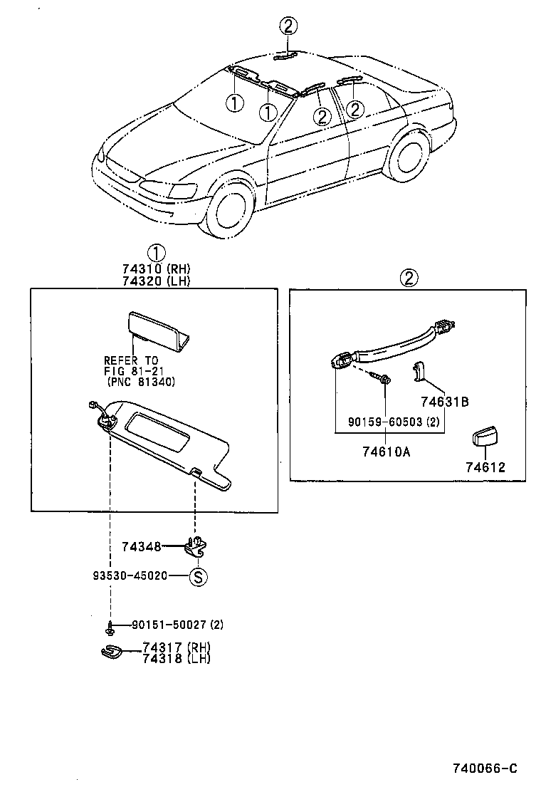 74270-33030 PANEL ASSY, REAR DOOR ARMREST BASE, RH product image