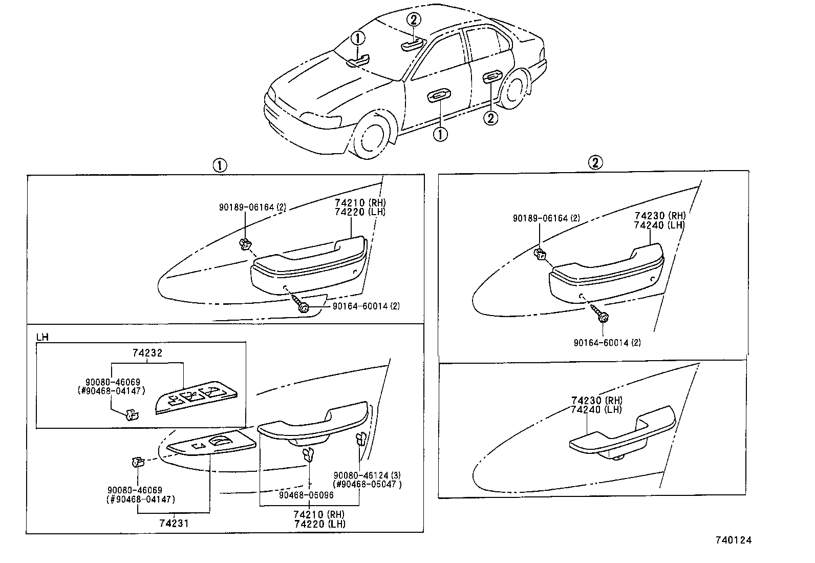 74348-06010-B1 HOLDER, VISOR product image